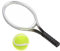 KONTONTY Mini-tennisschläger Satz Kleine Tennisschläger Figuren Modell Tennisschläger Mini Hausdeko Spielzeug Dekoratives Tennis Zubehör