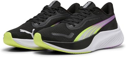 PUMA Zapatillas de Running Pounce Lite 48, Black Pure Magenta Purple
