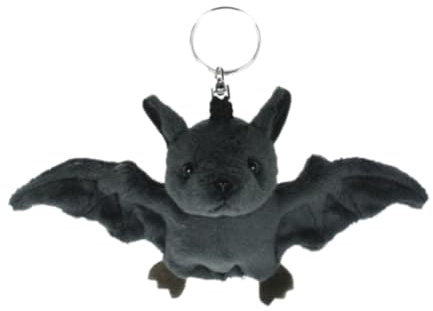 Teddys Rothenburg Schlüsselanhänger Fledermaus schwarz 15 cm