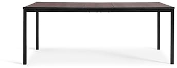 Keter Signature Porto Garten-Esstisch, 200 cm – Braun Nussbaum-Optik