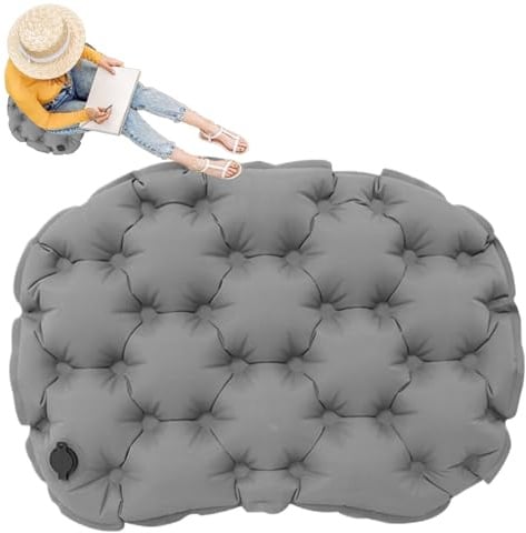 Voyage gonflable - lumière portable | Siège confortable pour stade, pique-nique, randonnée, femmes enceintes, camping, travail, maison, transport, chaise de bureau