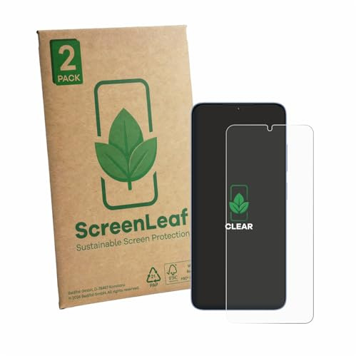 ScreenLeaf 2 Stück Schutzfolie für Itel Zeno 20 Max [nachhaltiger Displayschutz, Folie, transparent, kratzfest]