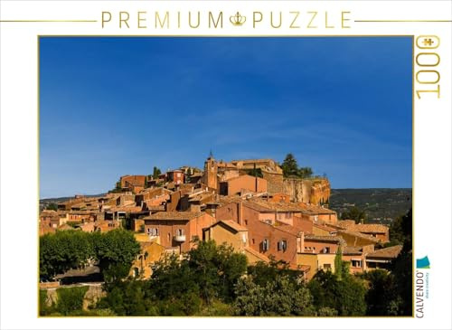 CALVENDO Puzzle Roussillon - Stadt des Ockers | 1000 Teile Lege-Größe 64 x 48 cm Foto-Puzzle für glückliche Stunden