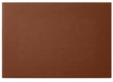 Eglooh - Mercurio - Schreibtischunterlage Leder mit quadratischen Ecken- Desk Mat Leather Rutschfest - Desk Setup Accessories Made in Italy