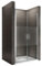 i-flair Duschtür LARA 68x180 cm Verstellbereich von 68-71 cm, Höhe: 180 cm, Duschabtrennung aus 6 mm teilsatiniertem ESG Sicherheitsglas mit Nanobeschichtung und Edelstahlgriffe - Alle Größen NM