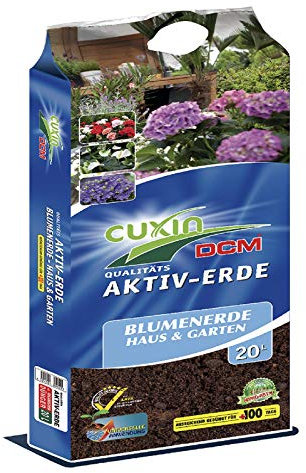 1 x 20 Liter CUXIN DCM Aktiv-Erde Blumenerde Haus & Garten in verschiedenen Größen