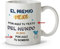 LolaPix Taza Día del Padre. Tazas Personalizadas. Tazas Desayuno Originales. Tazas con Frases. Regalos Personalizados. Mejor Naranja