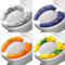 Abcsea 4 Paar Toilettensitzabdeckung, Warme Toilettensitz, WC Sitzbezüge, WC Sitz Matte, Toilette Sitzbezug