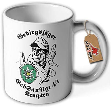 Tasse Gebirgssanitätsregiment 42 Kempten Allgäu Bundeswehr Wappen #38924