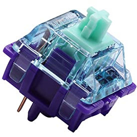 2Duck Gopolar Azure Dragon Switch, 5pin 63g Tactile Similar Holy Panda Switch For Custom Mechanical Gaming Keyboard (Color : 10 Pcs)