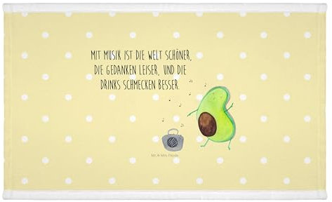 Mr. & Mrs. Panda 50 x 100 Handtuch Avocado Tanzen - Geschenk, Party, Feier, Handtücher, Badezimmer, Badehandtuch, Kinder, Vegan, groß, Veggie,