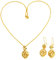 chaber Goldfarbene Äthiopische Afrikanische Accessoires Schmucksets Dubai Hochzeit Braut Braut Halskette/Anhänger/Ohrringe Geschenke Für Frauen Set