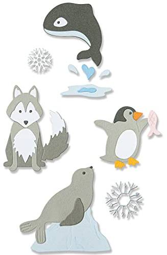 Sizzix Thinlits Stanzschablonen 8 Stück arktische Tiere von Jennifer Ogborn | 666013 | Kapitel 4 2022