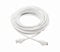 Elfcam® - 40m Ethernet Cat 6 Cable, Round LAN WAN Cable, Cat6 26AWG, 1Gbps with RJ45 Connectors, White(40M)