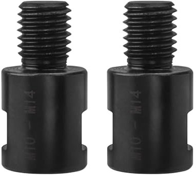 Bestgle 2Pcs M14 Male Thread to M10 Female Thread Adapter Converter for Angle Grinder Polisher Diamond Core Bit Interface Converter