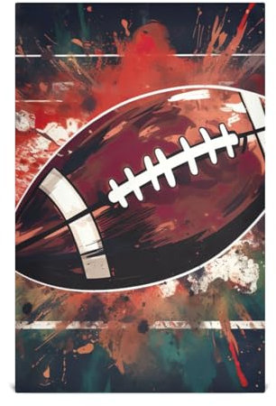 RPLIFE American Football on a Football Field Geschirrtücher und Handtücher, 71,1 x 45,7 cm, saugfähiges Tuch, Sommer-Küchentücher