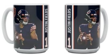 Justin Fields MOTION Chicago Bears NFL Tasse 450ml