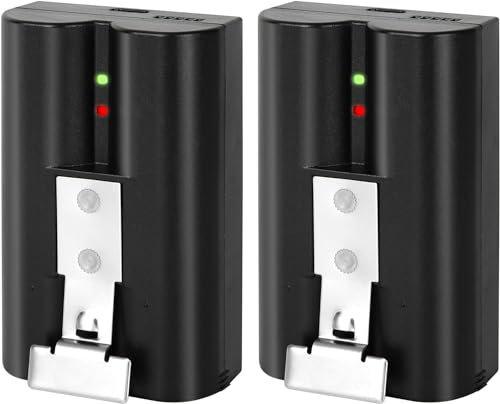 Zahala Battery Ring Außenkamera Akku, Ersatzakku für Ring-Doorbell Kamera 2/3/4, Spotlight Kamera und Stick Up Kamera für Aussenkamera 2nd & 3rd Gen (6040mAh 3.65V) (2 Batterien)