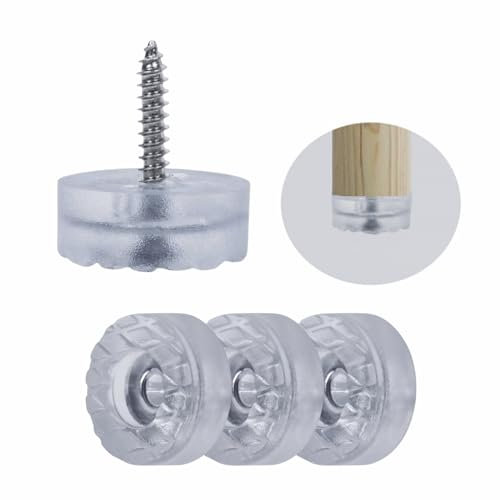 20 schwarz möbelfüße quadratisch gummifüße fußkappen für gartenstühle geeignet für alle Arten von Möbeln, rutschfest, halten von nassen Böden fern schützen Möbel, (20, 30mm)