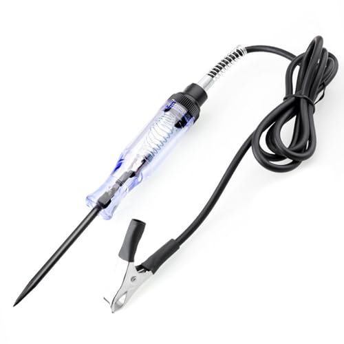 Circuit Tester, 6V-24V DC Electric Voltage Pen With 1.2m/3.93ft Wire and Crocodile Clip, Car Truck Relay Tester for Auto Electrical Wiring Checking