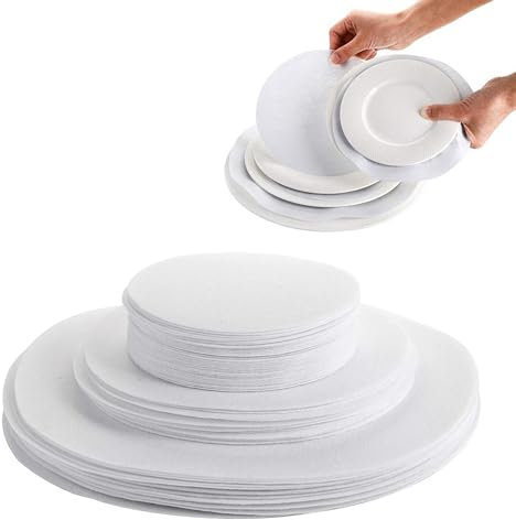 39 Stück Runde Filz Tellerteiler, Weiche Filzuntersetzer, Tellerschoner, Filzplatten Teiler, Geschirrschutz Pads, Filzplatten-Trennwände, für Geschirr Küche Pfannen, Töpfe Und Schüsseln(DREI Größen)