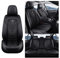 NOBQUA Autositzbezüge Universal Set, Leder Autositzbezug Komplettset, Vordersitze & Rückbank，Universal Fit für die meisten PKW, SUV, Limousinen und LKW