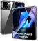Heioloo Funda para Google Pixel 9 Pro Fold Carcasa Protectora Transparent Hard PC Back Resistente a los Arañazos Antigolpes Funda para Google Pixel 9 Pro Fold, Protección contra Caídas