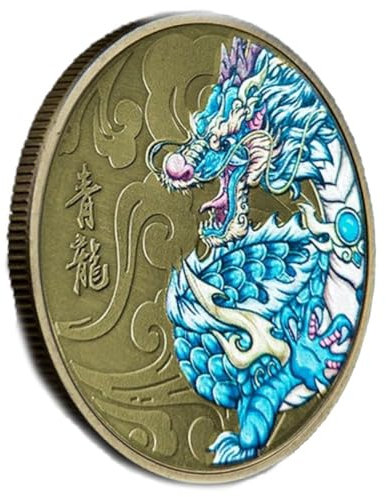 Muteitt Pièce Commémorative Chinoise, Pièce De Collection De Mythologie Ancienne, Pièce De Monnaie Porte-Bonheur, Pièce De Défi, Cadeau Souvenir Feng Shui