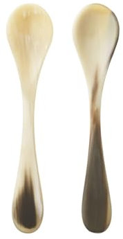 Georg Jensen Indulgence Caviar Spoon, Horn, 2 Pcs