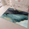 Tapis de Décoration Aquarelle chinoise - Doux, Moelleux, Antidérapant, Shaggy Poil Ras - Pour Salon, Chambre, Appartement Rectangulaire Chambre d’amis Laine Tapis- Impression à l'encre 120cm x 180cm