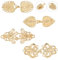 Molain Lot de 4 clips vintage en métal pour écharpe, cardigan, col et écharpe, pour vêtements pour femmes et filles, Acier allié, Pas de gemme