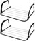 pegs it Radiator Clothes Drying Rack (Pack of 2) | Foldable Radiator Airers Indoor 6 Bars | Over Radiator Clothes Airer with Adjustable Arms | Caravan Airer for Balconies, Windows, Doors
