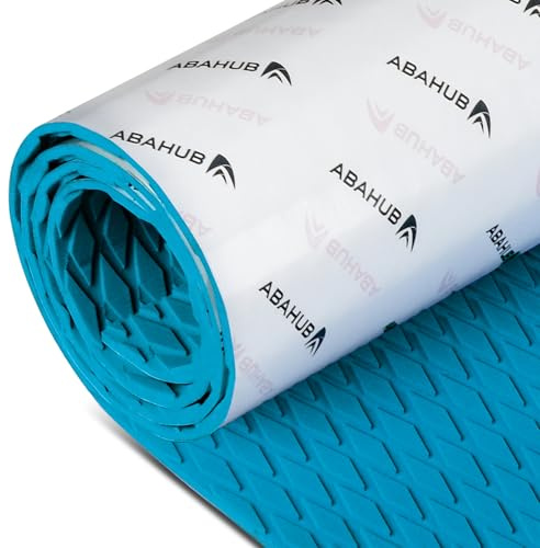 Abahub EVA Foam Boat Decking Self-Adhesive 96''x16'', Blue