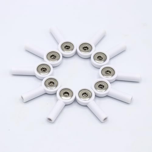 Skmeditec EKG/ECG Banana Snap Adapter für Elektrode (10 Stück)