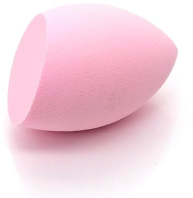 Single Beauty Blender | Oblique Shape | Makeup Blending Sponge | Extra Soft | Fashionable | Soft Puff | Powder Makeup Sponges | Different Shapes and Colours | (Mexican Pink)