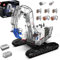 Mould King 17062 Technik Building Demolition Machine Building Blocks Kit, 4195+ PCS MOC APP Controlled Crawler Truck with 8 Motors, High-Tech Crane Model Blocks Toy for Kids/Adults
