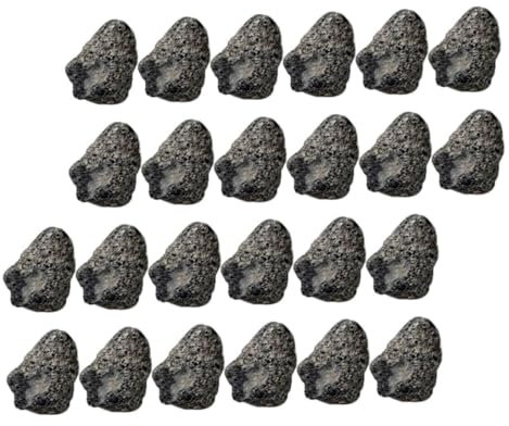 Happyyami 1bag Volcanic Stone Fish Tank Rocks Natural Decorative Stones for Aquarium Planter
