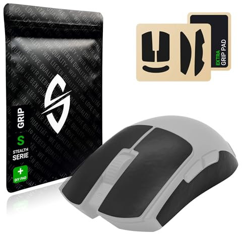 SensoryBoost Grip Tape Set für Razer Viper V3 PRO (+ extra Grip-Pad) Schweißabsorbierend, extrem rutschfest, Ultradünn (0.5mm) Selbstklebend & Rückstandsfrei - Gaming Maus Zubehör
