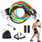 Widerstandsbänder, elastische Bänder für Übung – 11-teiliges Set mit Trainingsgeräten zur Erholung | Trainingsbänder für Training, Fitness, Training, D