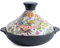 Tajine marocain en céramique Fait Main - Grand tajine avec Couvercle Conique pour la Cuisson de ragoûts et de Plats mijotés