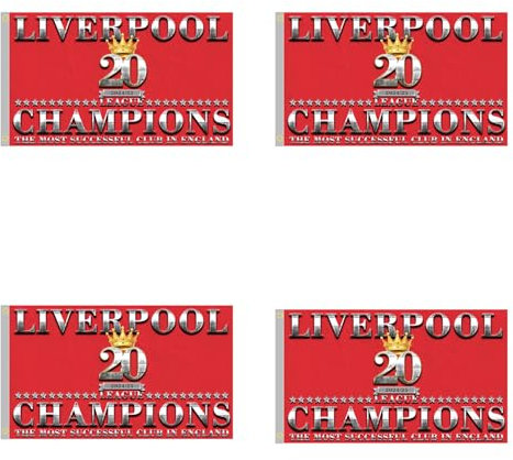 Liverpool 2025 Champions Flag, 90 x 150 cm,Liverpool Football League Champions Banner Flag, 20th Championship (4)