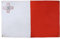 AZ FLAG Malta-Flagge, 150 x 90 cm, mit 4 Ösen, Malteser-Pavillon für Balkon oder Wand
