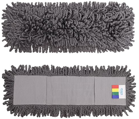 MAYA Recambio Mopa Microfibra Profesional de 40 cm. Alta Eficiencia en Limpieza en Seco y Húmedo. 100% Microfibra
