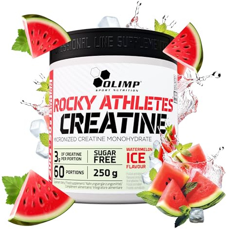 Olimp Rocky Athletes® Creatine - 250 g, Watermelon Ice - Creatine Monohydrate Pulver - Booster pre Workout