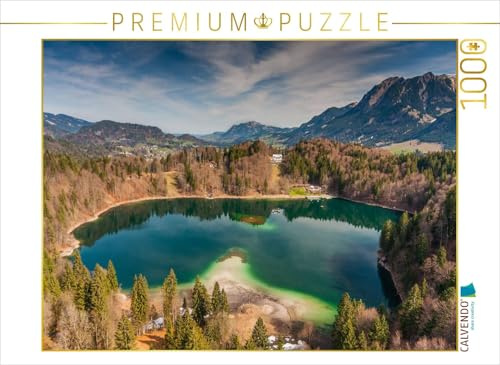 CALVENDO Puzzle Freibergsee | 1000 Teile Lege-Größe 64 x 48 cm Foto-Puzzle für glückliche Stunden