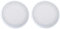 Lautsprechergitter, 2 STÜCKE 6,5/8 Zoll ABS Metallgitter Kreis Antikollisions-Car-Audio-Lautsprecherabdeckung für Heimlautsprecher, Decken, Car-Audio-Systeme(6,5 Zoll)