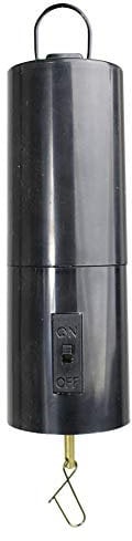 SUNERLORY Drehmotor für Edelstahl Windspiele, Mobiler Batterie Motor Elektrischer Windspinner - batteriebetrieben, für Zuhause/Party/Hochzeit/Disco, gleichmäßig drehend