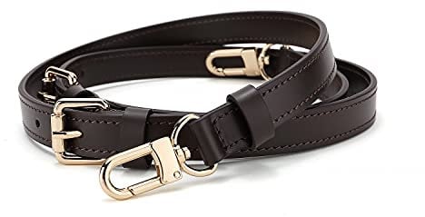 Speedy Schulterriemen Einstellbar Schulterriemen für Taschen Shoulder Strap Shift Crossbody Leather Strap Replacement (Brown Strap)