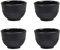 Sungmor Tasses à thé en fonte – Lot de 4 tasses à thé de style japonais de 141,7 g – Tasses à thé lourdes en forme de papillon vert pour les maisons, les bureaux, les maisons de thé