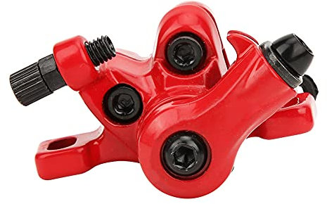 Pinzas de Freno de Disco, Accesorios de Equipo de Freno de Disco de Rueda Trasera Compacta de Metal para Scooter Eléctrico 365(Rojo)